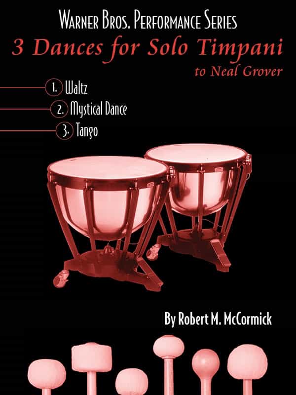 3 Dances For Solo Timpani To Neil Grover Part(S)