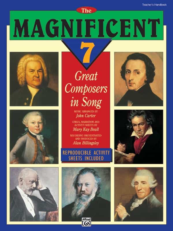 The Magnificent 7 Great Composers In Song Book