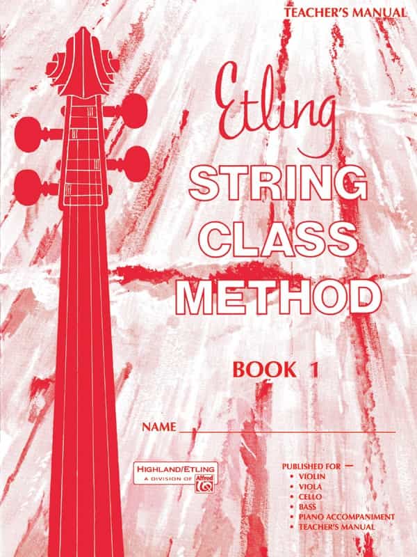 Etling String Class Method, Book 1 Book