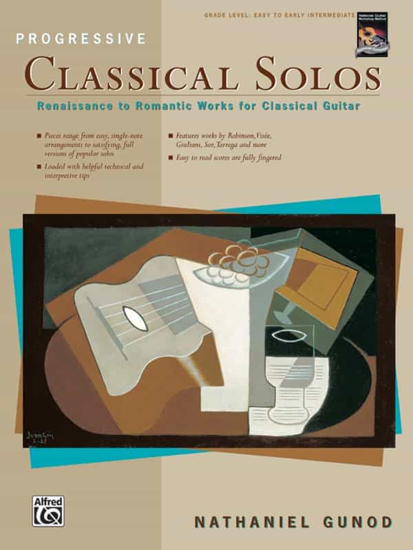 Progressive Classical Solos Renaissance To Romantic Works For Classical Guitar Book