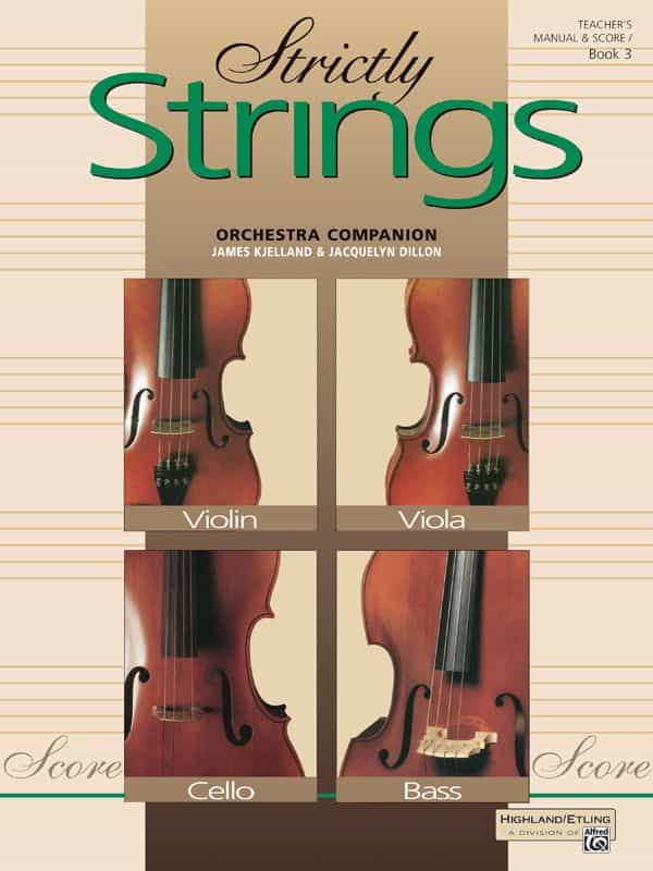 Strictly Strings, Book 3 Orchestra Companion Comb Bound Book