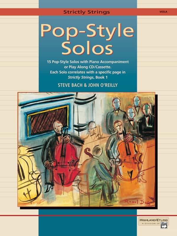 Strictly Strings, Pop-Style Solos 15 Pop-Style Solos With Piano Accompaniment Book