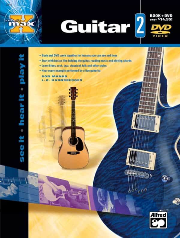 Alfred's Max™ Guitar 2 See It * Hear It * Play It Book & Dvd
