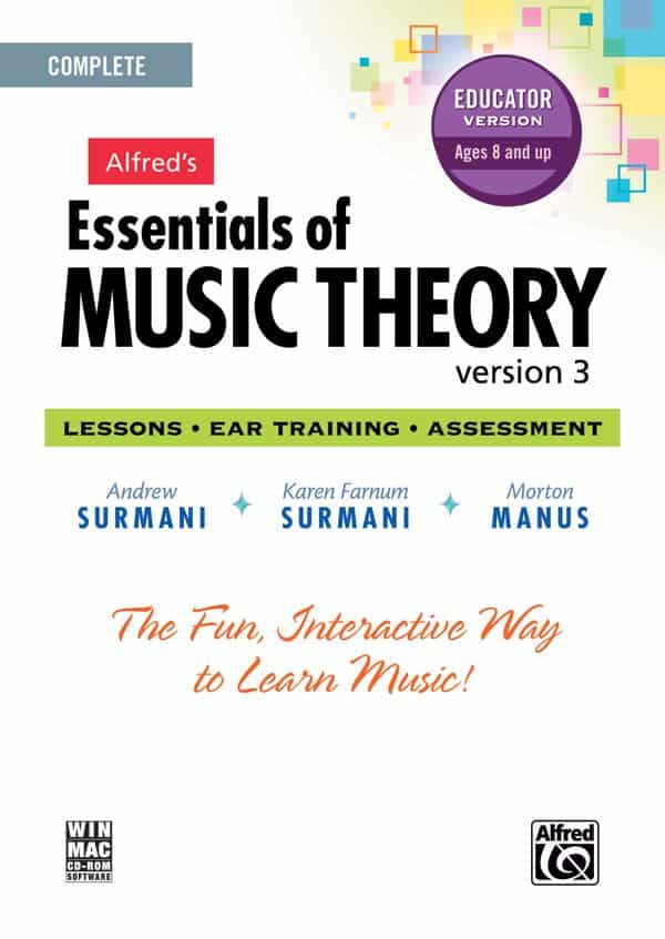 Alfred's Essentials Of Music Theory: Software, Version 3 Cd-Rom Educator Version, Complete Volume Software