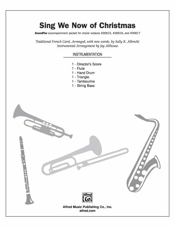 Sing We Now Of Christmas Instrumental Parts