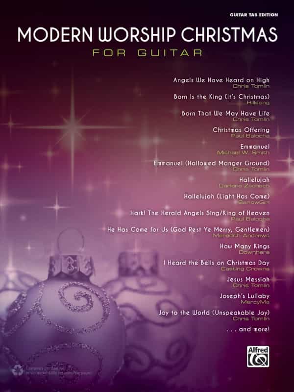 Modern Worship Christmas For Guitar Book