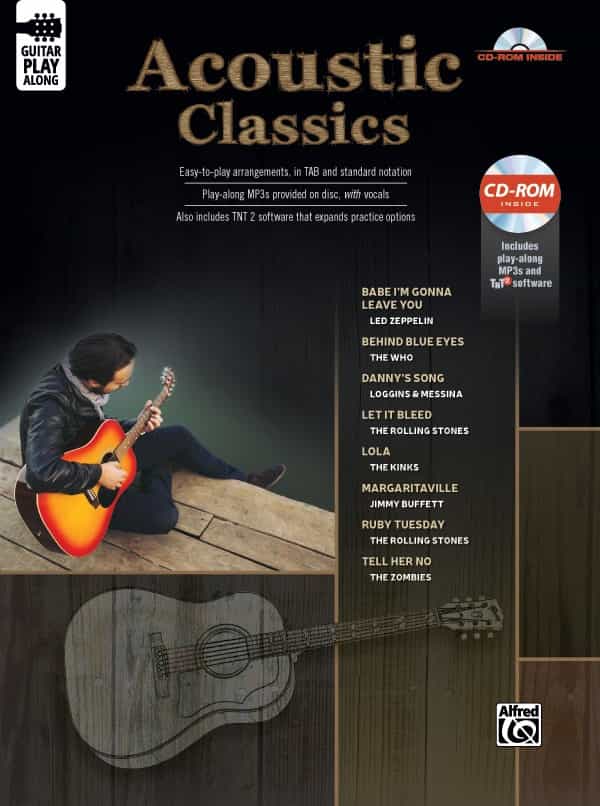 Acoustic Classics Guitar Play-Along Book & Cd-Rom