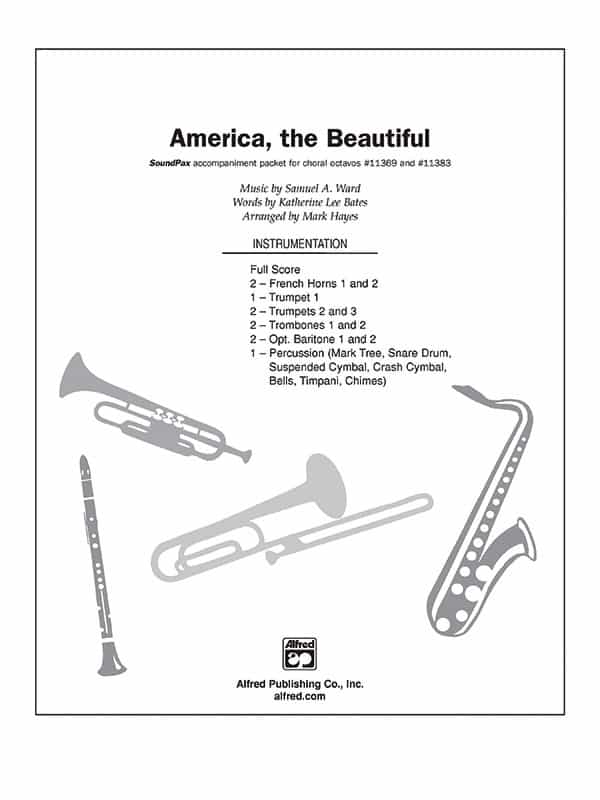 America, The Beautiful Instrumental Parts