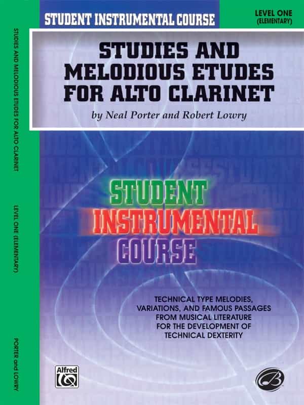 Student Instrumental Course: Studies And Melodious Etudes For Alto Clarinet, Level I Book