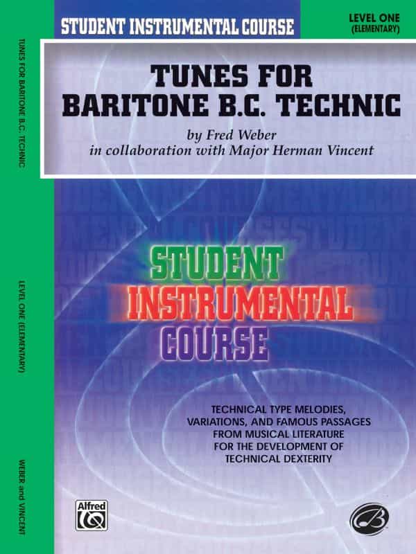 Student Instrumental Course: Tunes For Baritone Technic, Level I Book