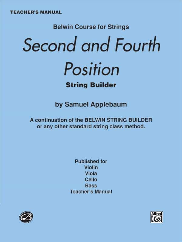 2Nd And 4Th Position String Builder A Continuation Of The Belwin String Builder Or Any Other Standard String Class Method Book