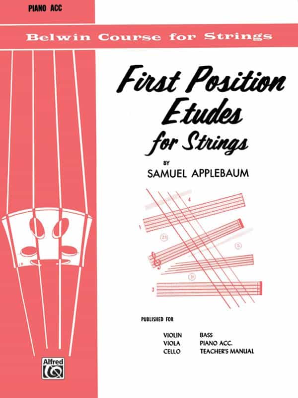 First Position Etudes For Strings Book