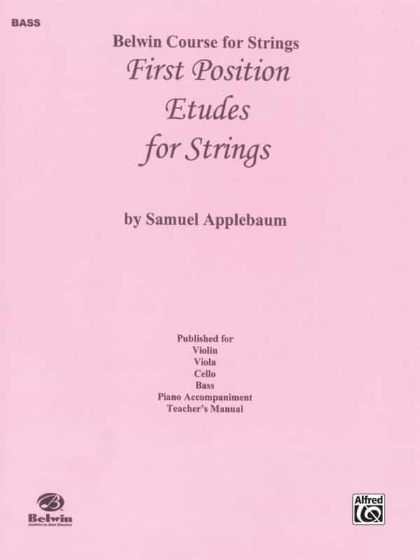 First Position Etudes For Strings Book