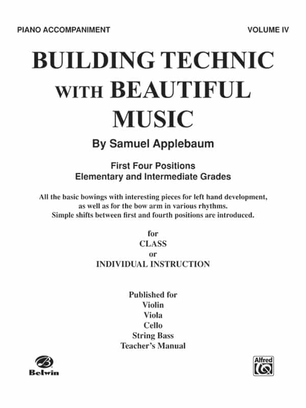 Building Technic With Beautiful Music, Book Iv Book