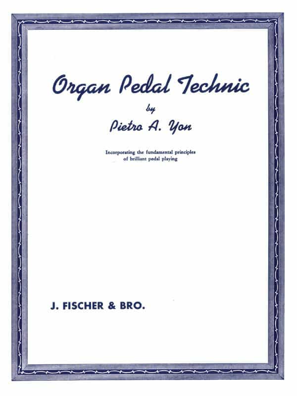 Organ Pedal Technic Book