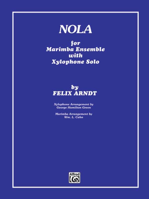 Nola For Marimba Ensemble With Xylophone Solo (5 Players) Parts
