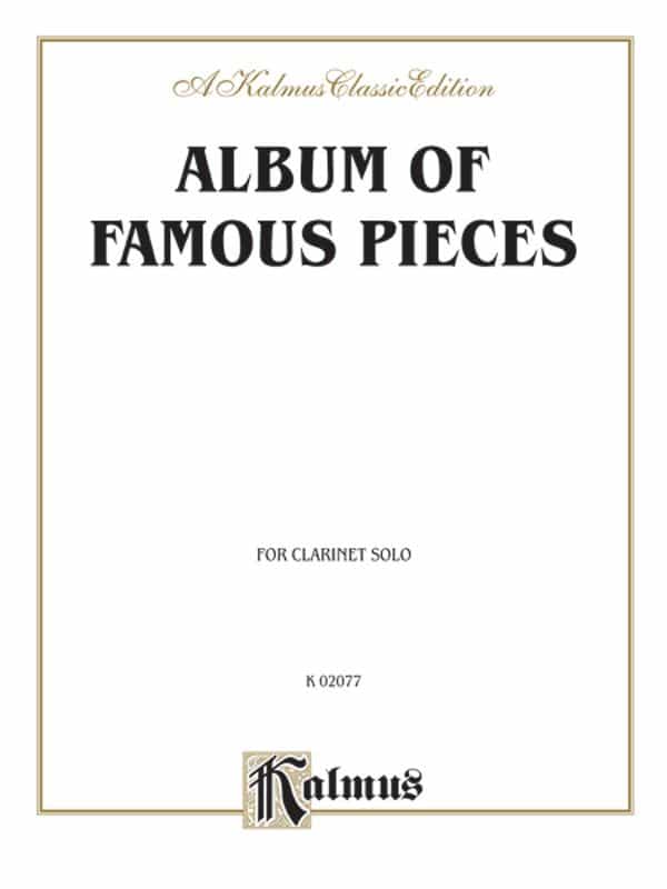 Album Of Famous Pieces For Clarinet Book