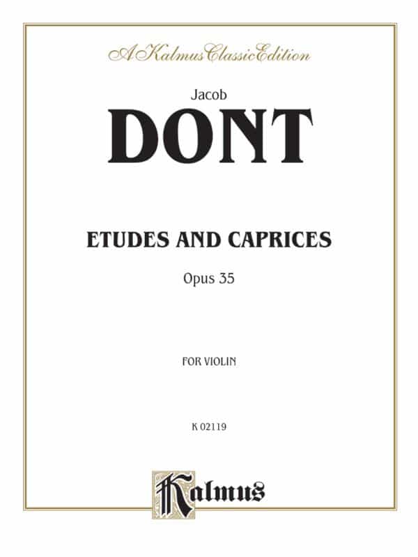 Etudes And Caprices, Opus 35 Book