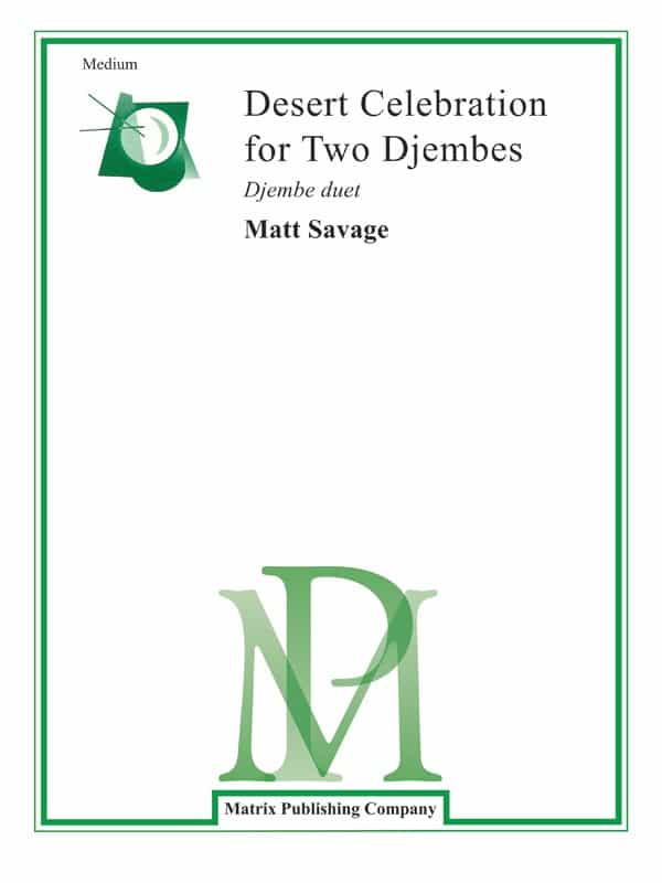 Desert Celebration For Two Djembes Part(S)