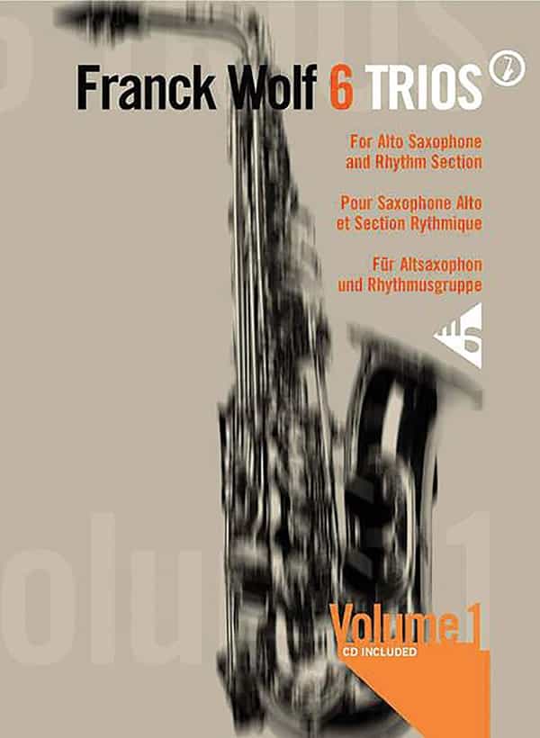 6 Trios, Volume 1 For Alto Saxophones And Rhythm Section Book & Cd
