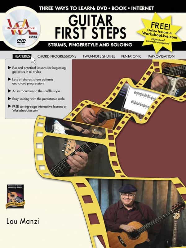 Guitar First Steps: Strums, Fingerstyle And Soloing Book & Dvd