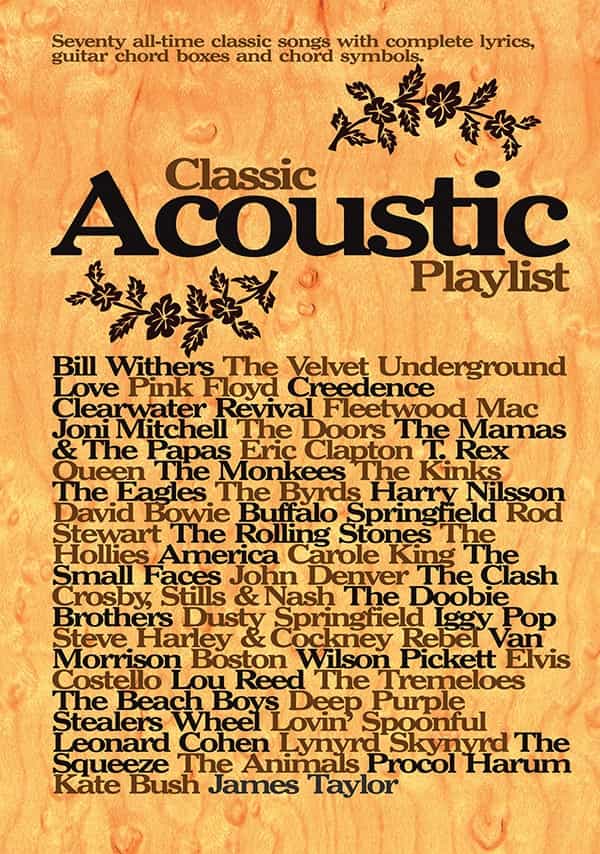 Classic Acoustic Playlist Book