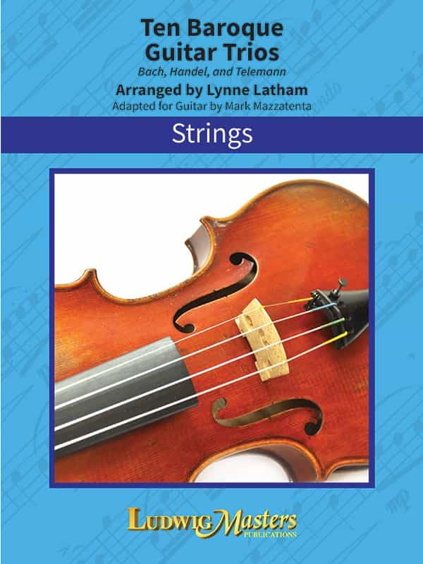 Ten Baroque Guitar Trios Bach, Handel, And Telemann Book