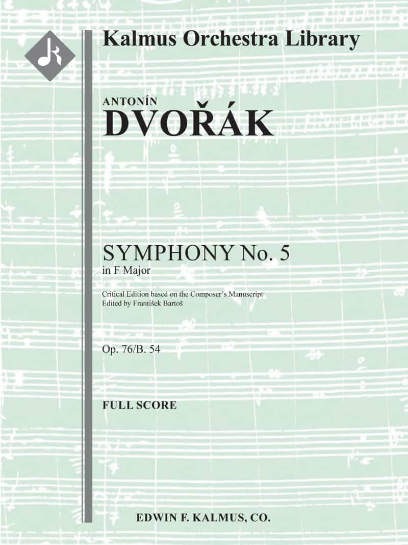 Symphony No. 5 In F, Op. 76/B. 54 - Critical Edition Conductor Score