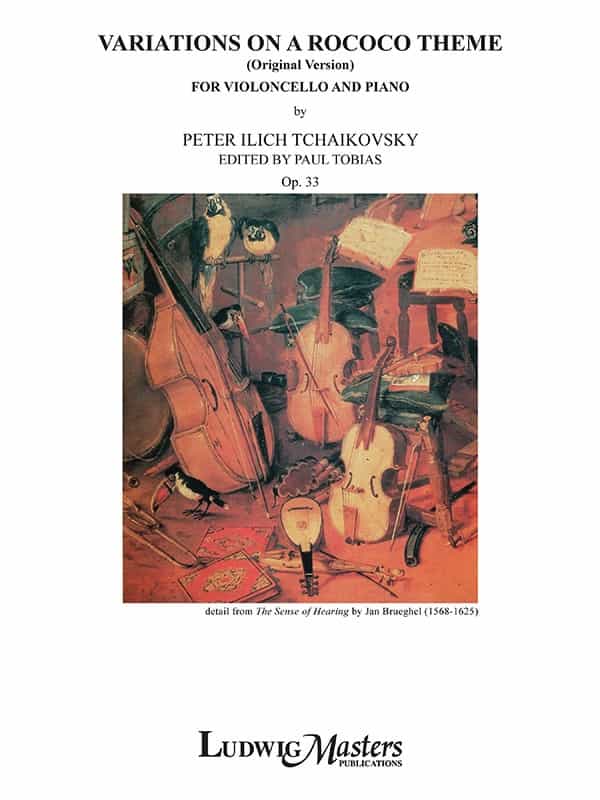 Variations On A Rococo Theme, Op. 33 (Original Version) Cello Solo With Piano