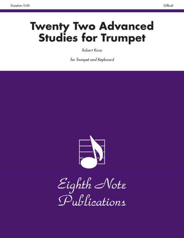 Twenty-Two Advanced Studies For Trumpet Book