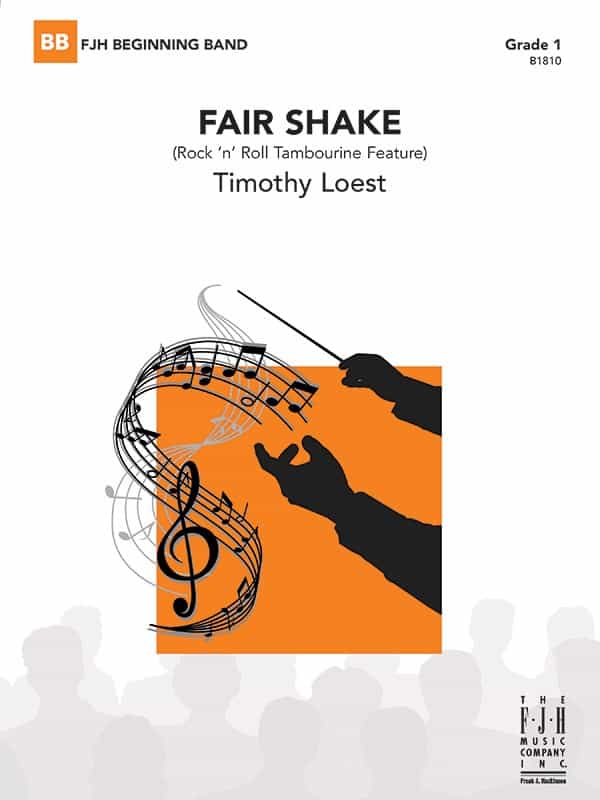 Fair Shake Rock 'N' Roll Tambourine Feature Conductor Score