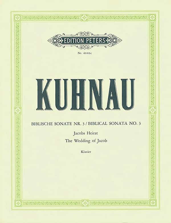 6 Sonatas Depicting Stories From The Bible: Sonata No. 3 Book