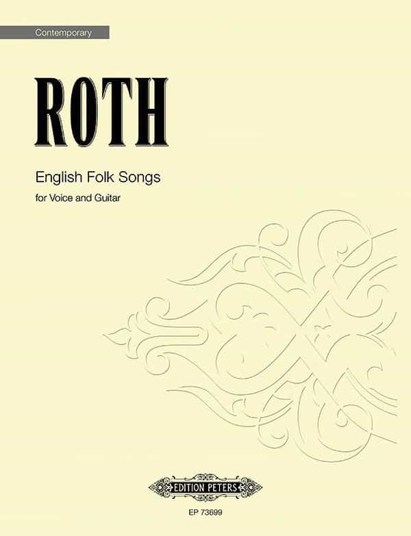 English Folk Songs For Voice And Guitar Sheet
