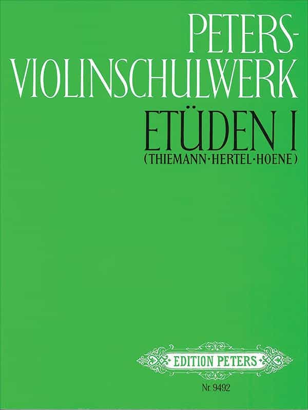Peters Violin School: Studies, Vol. 1 Ger/Eng Book