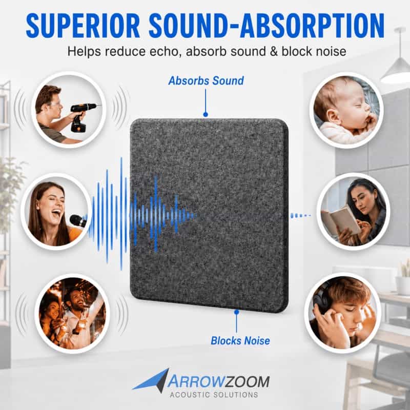 1 Pc Sample Sound Deadening Polyester Fabric Panel 1