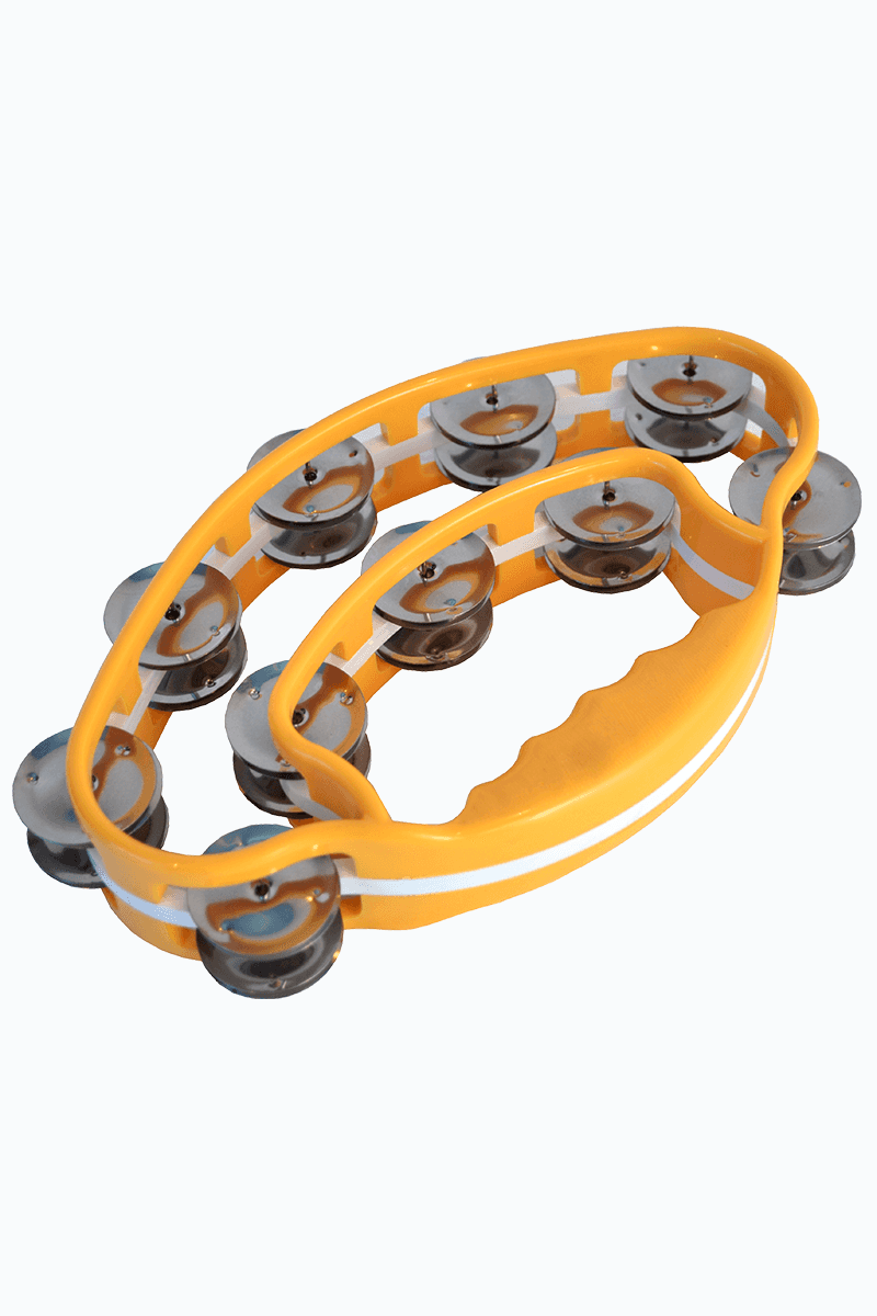 Alice Double Ring Butterfly Durable Plastic Tambourine