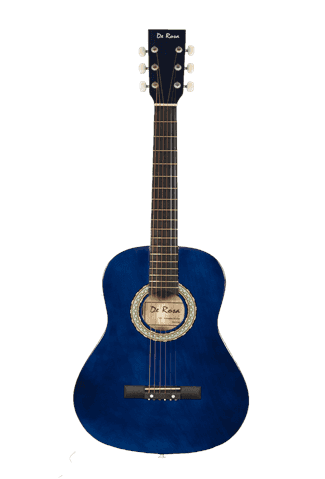 De Rosa Kids Acoustic Guitar Outfit Blue