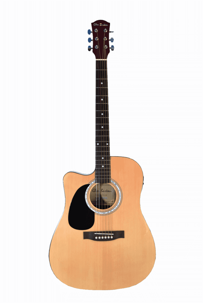 Glen Burton Cutaway Acoustic-Electric Guitar Left Handed