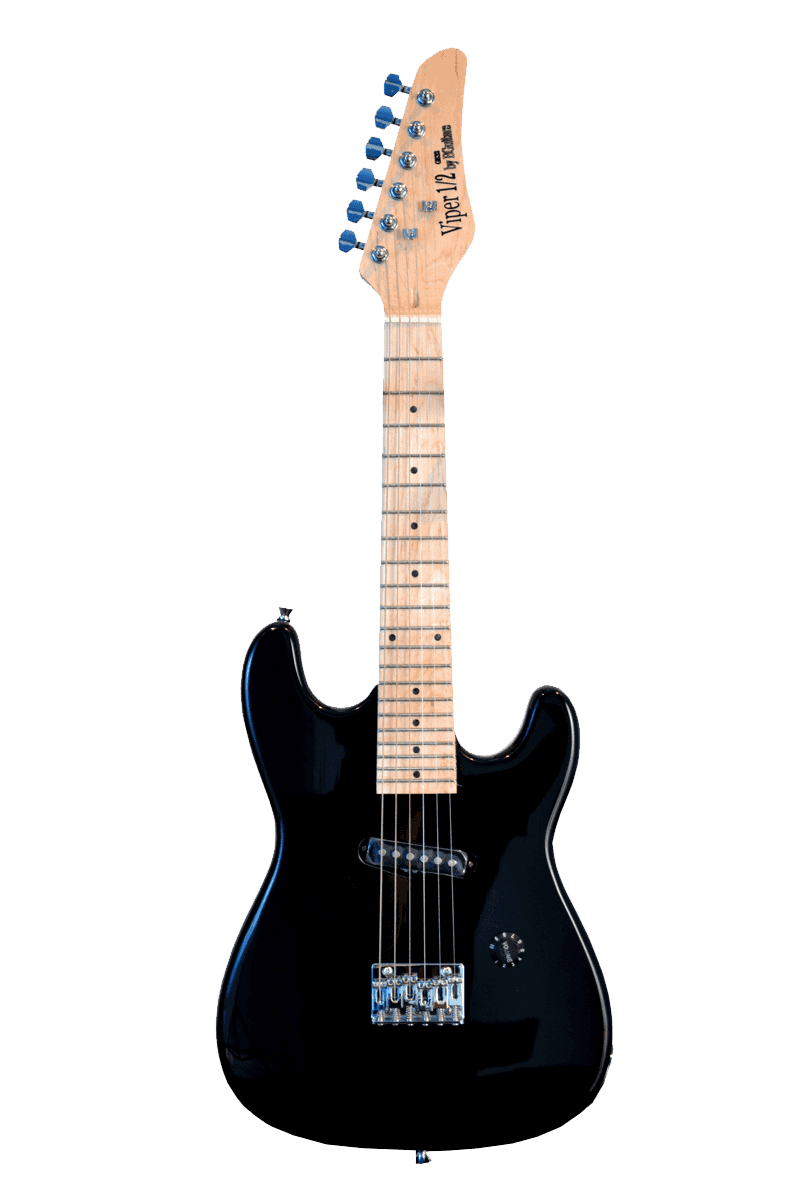 The Viper 1/2 Kids 32" Half Size Electric Guitar Black