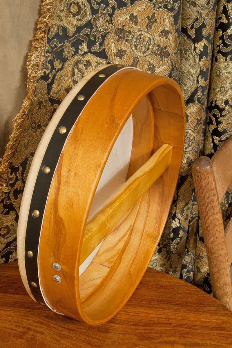 Roosebeck Pretuned Mulberry Bodhran Single-Bar 14-By-3.5-Inch