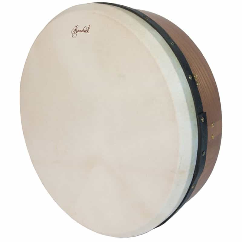Roosebeck Pro Tunable Red Cedar Bodhran Single-Bar 18-By-5-Inch