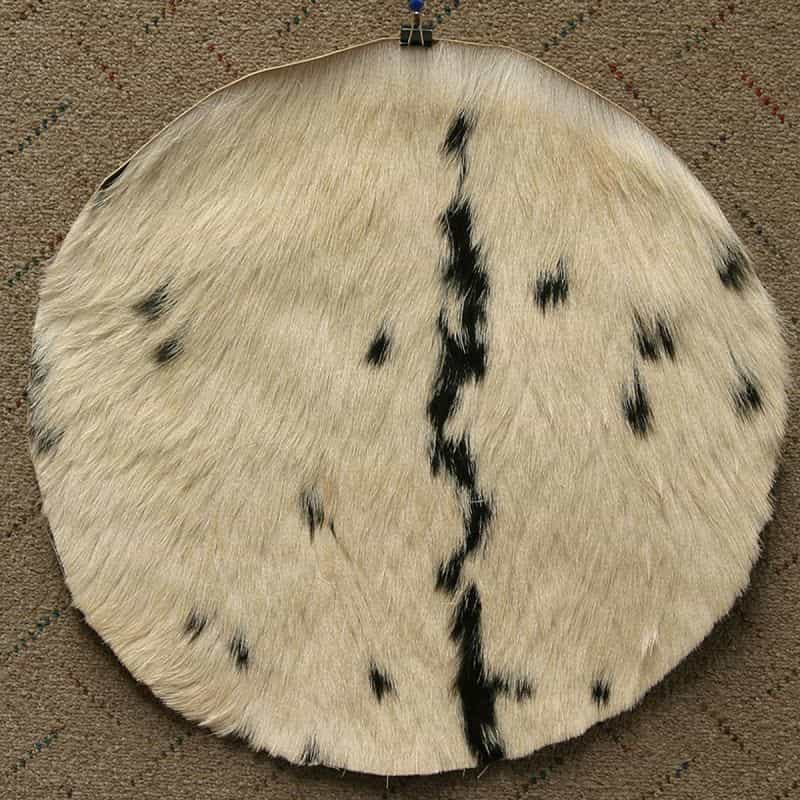 Goatskin With Hair 18-Inch - Thin