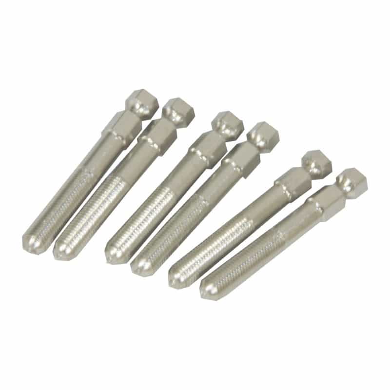 Roosebeck Harp Bridge Pins 4Mm X 31Mm Small Groove 6-Pack