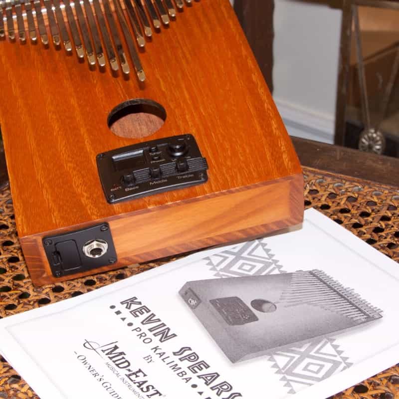 Kevin Spears Pro Kalimba 23-Key With Eq - Red Cedar - Natural Finish *Blemished