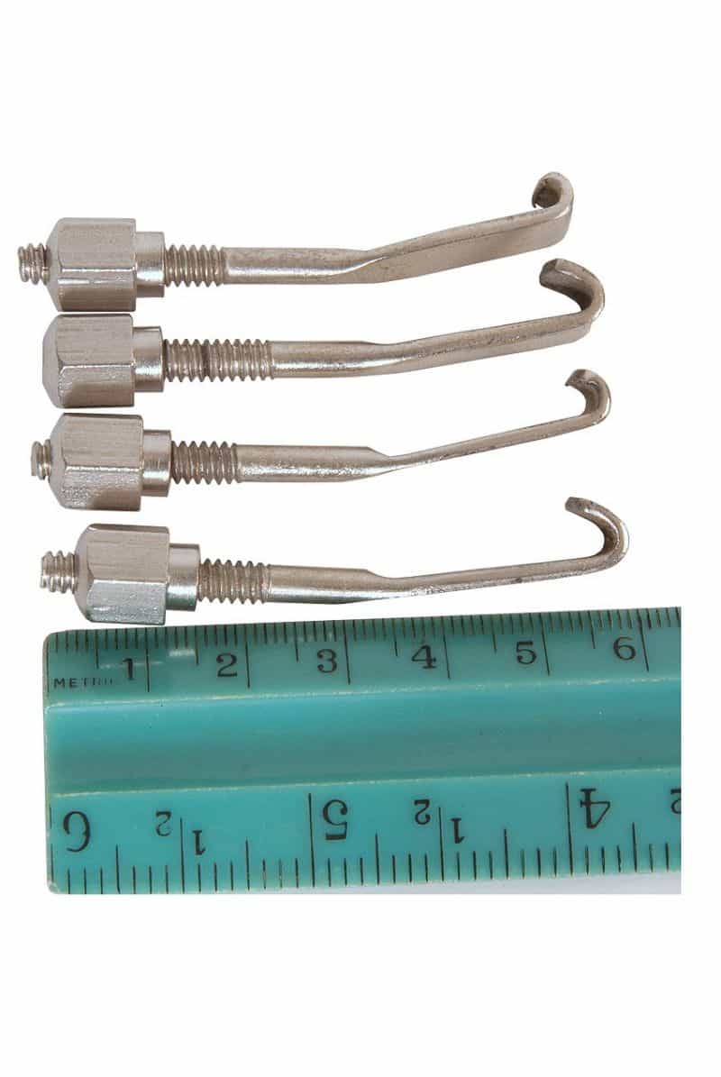 Mid-East Clamps For Outside Tunable Metal Doumbek Long 4-Pack