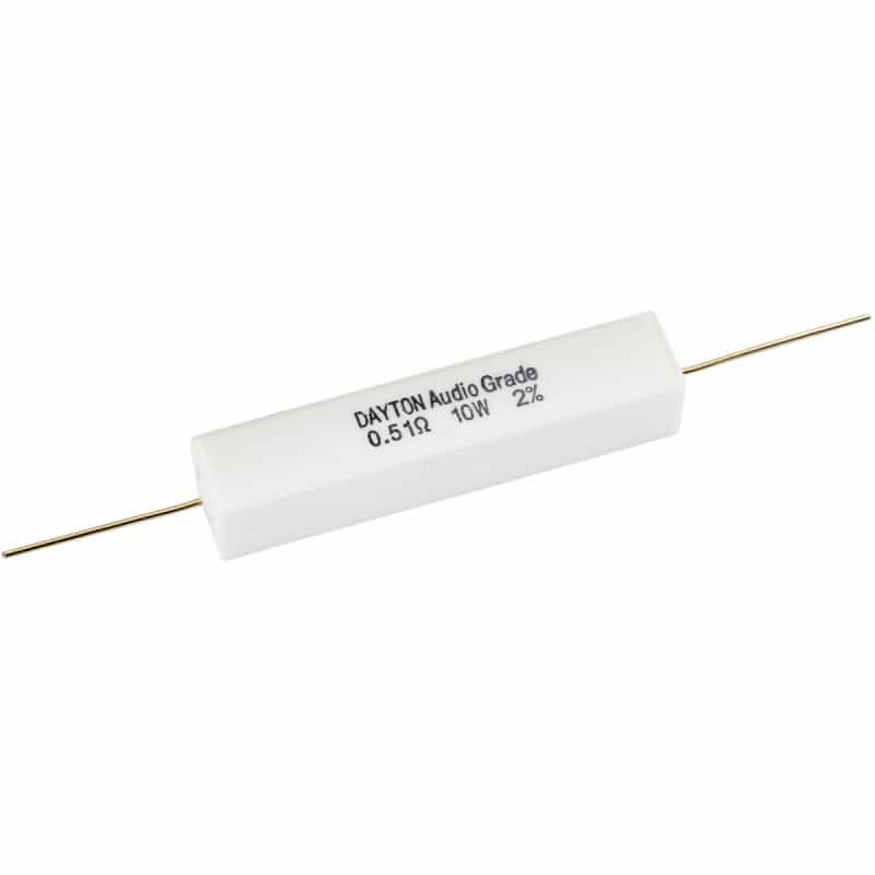 Dayton Audio Dnr-0.51 0.51 Ohm 10W Precision Audio Grade Resistor