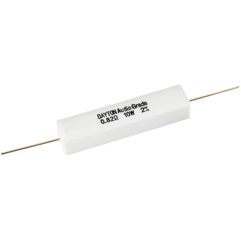 Dayton Audio Dnr-0.82 0.82 Ohm 10W Precision Audio Grade Resistor