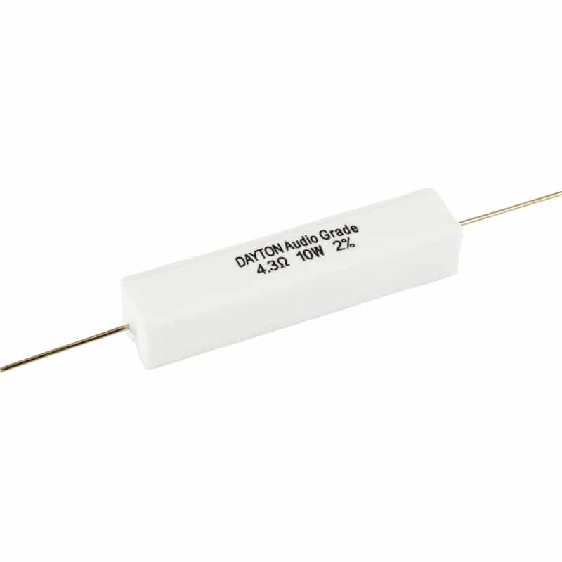 Dayton Audio Dnr-4.3 4.3 Ohm 10W Precision Audio Grade Resistor