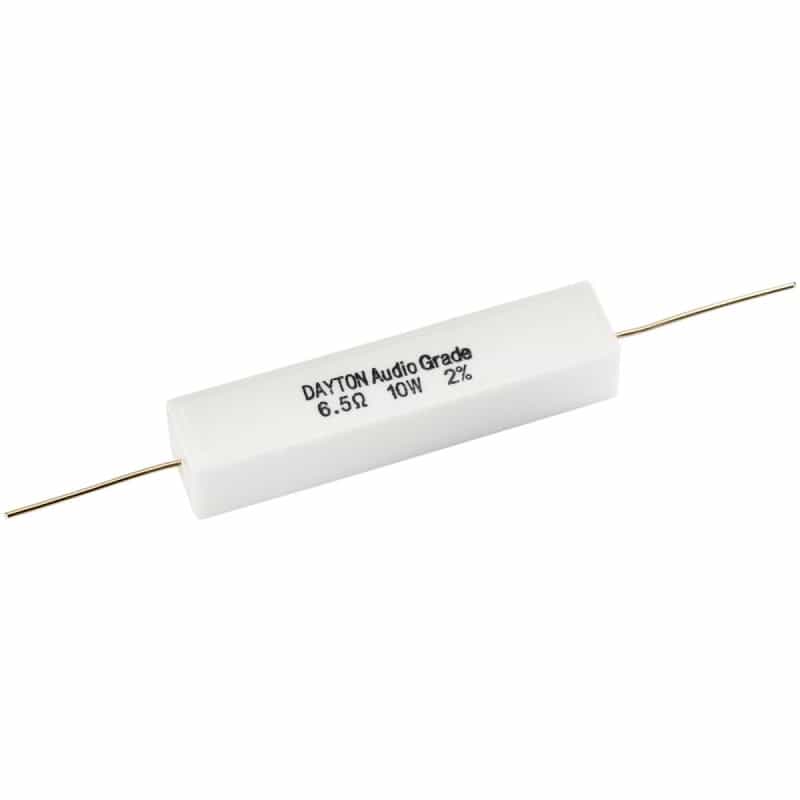 Dayton Audio Dnr-6.5 6.5 Ohm 10W Precision Audio Grade Resistor