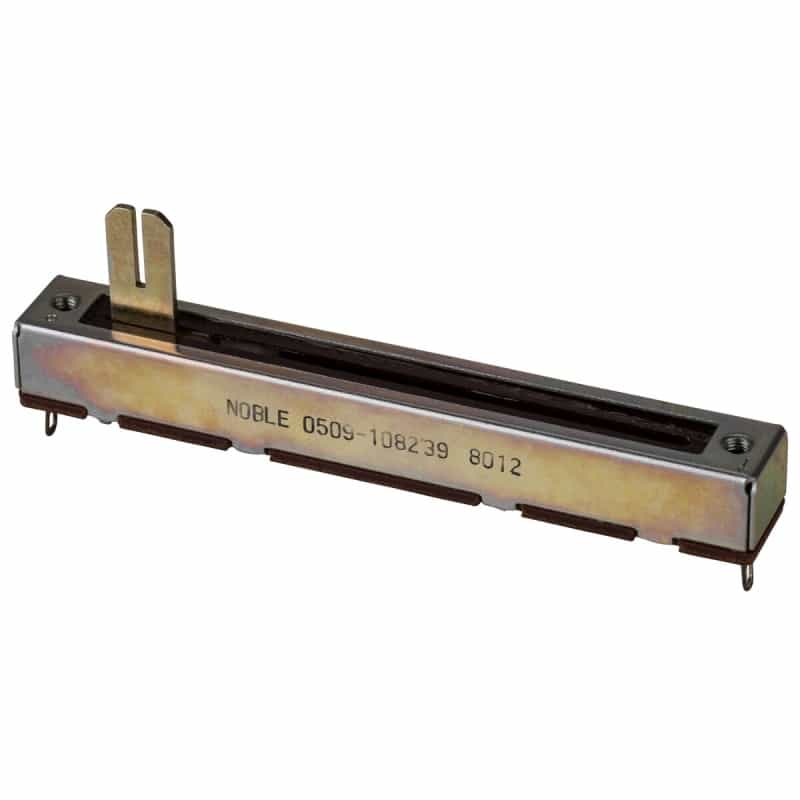 Noble 200K Ohm Slide Potentiometer 2-1/2" Slide With Center Detent